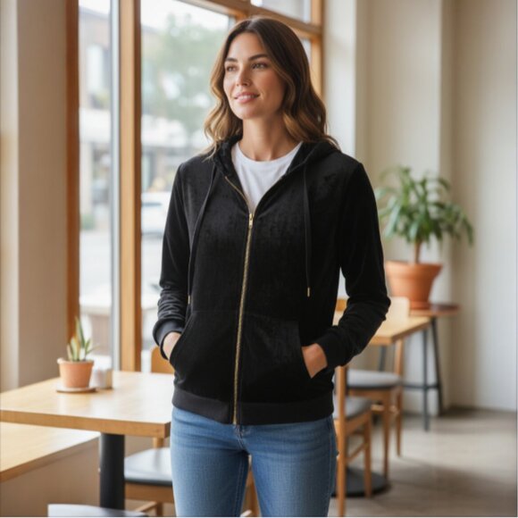 Fabletics Tops - Fabletics Black Outerwear - Size Medium NWT